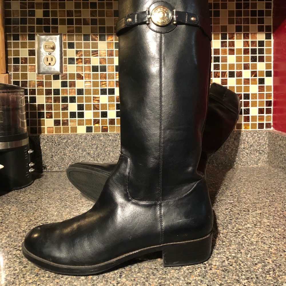 Tommy Hilfiger Knee High Leather Boot